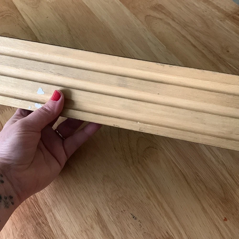 Hand Crafted- Black and silver hookboard